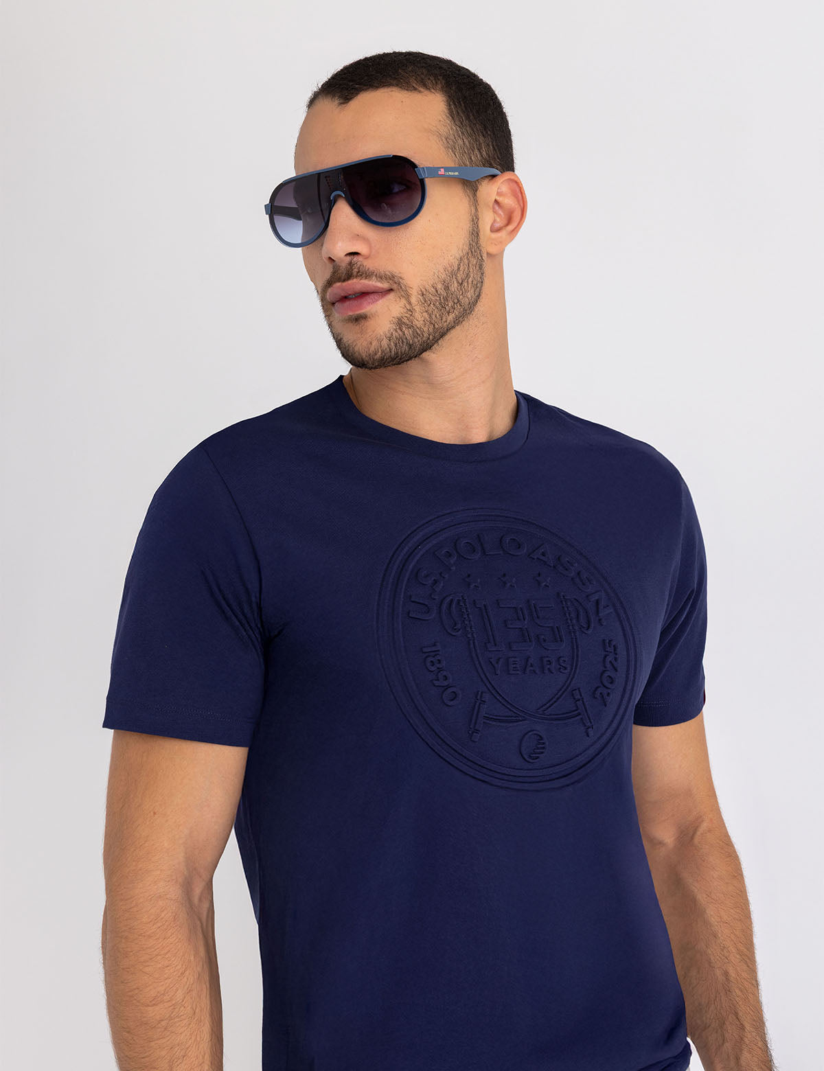 135th Anniversary Embroidered T-Shirt with Commemorative Patch | Premium Cotton Tee