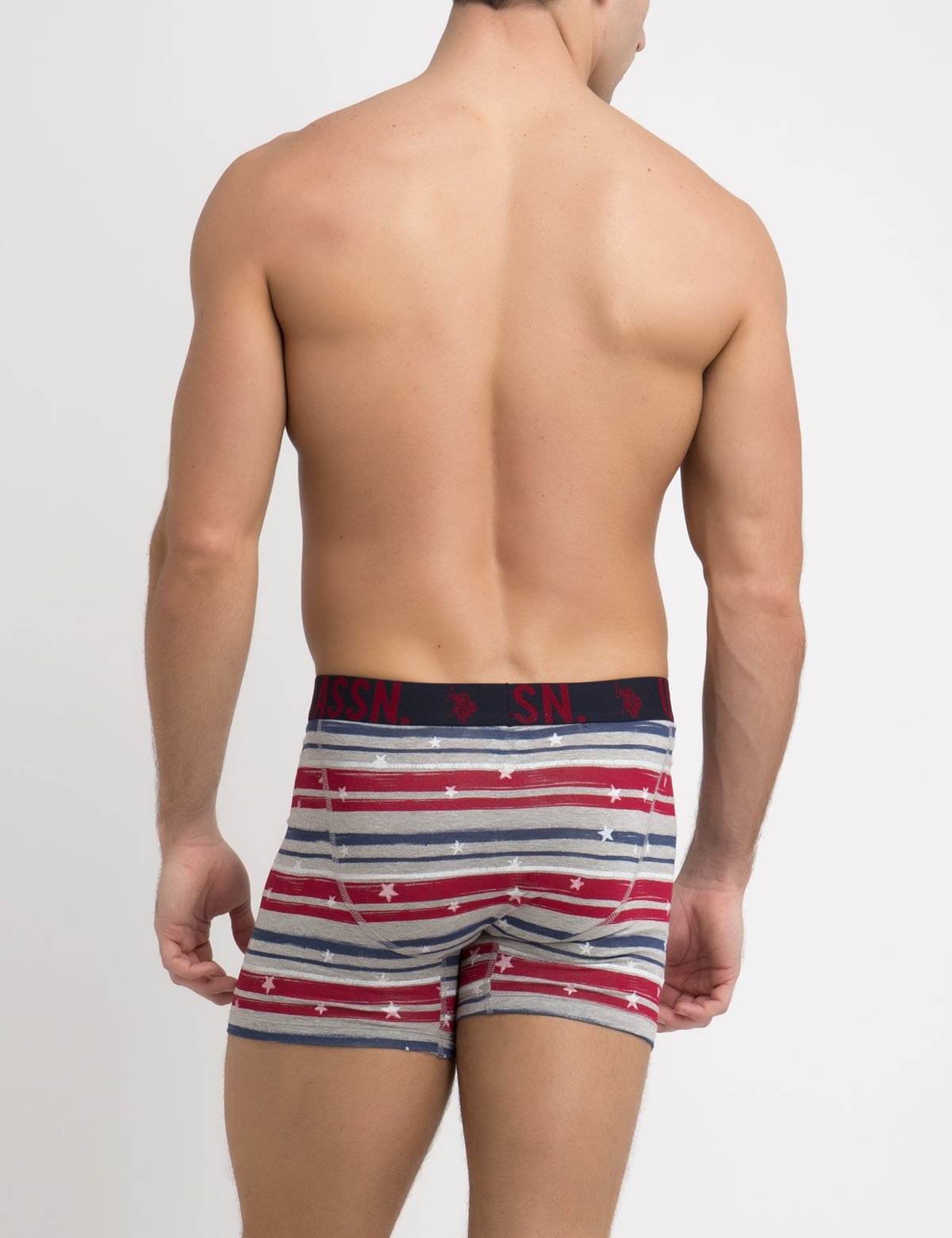 Men's Cotton Boxer Briefs with Buttonless Fly | Full Coverage Underwear