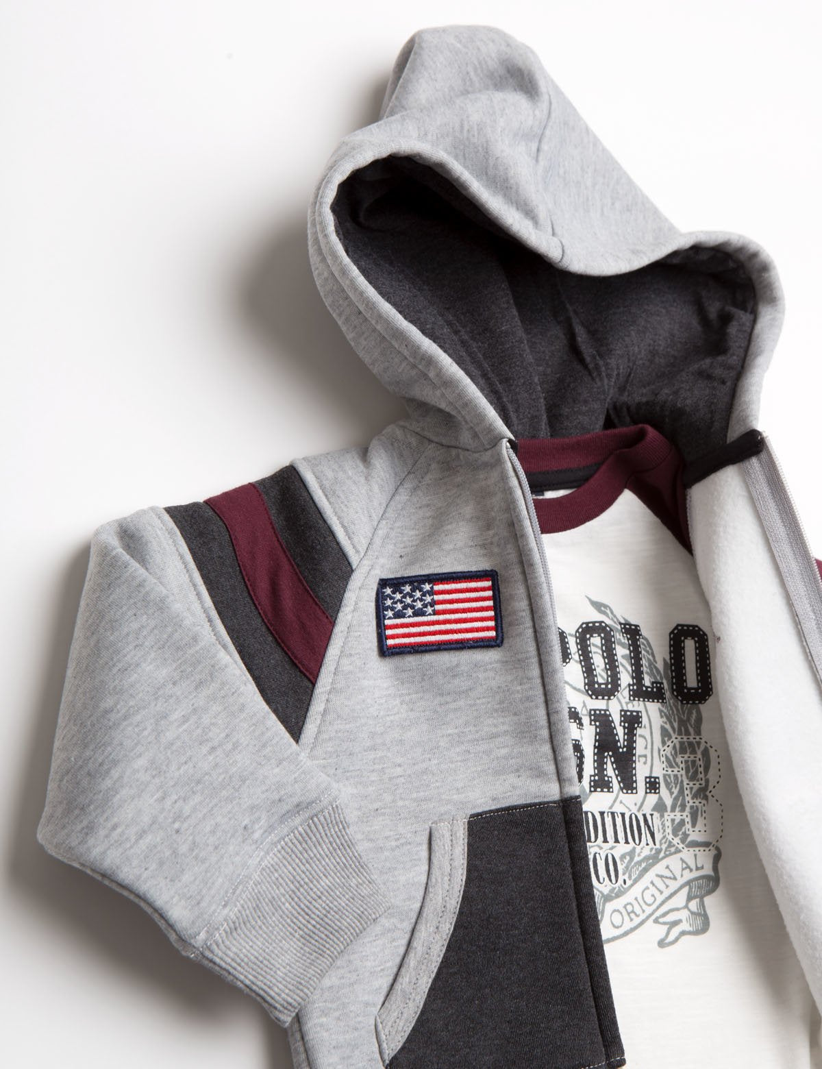 Boys Fleece 3-Piece Set with Tee & Jeans