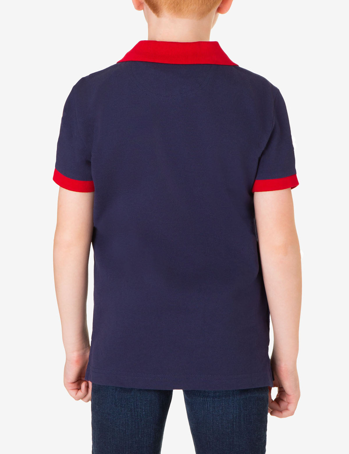 Boys Colorblock Polo Shirt - 100% Cotton Pique | U.S. Polo Assn.