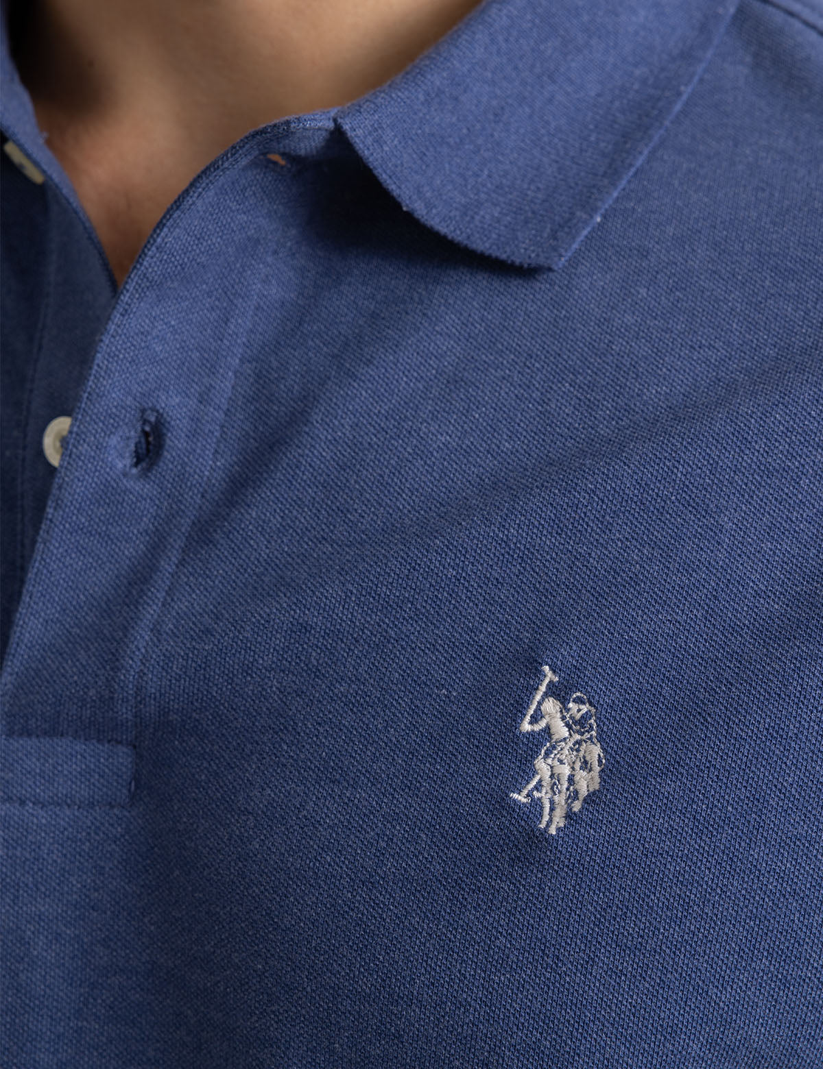 Men's Solid Pique Polo Shirt with Small Logo | Casual Wear