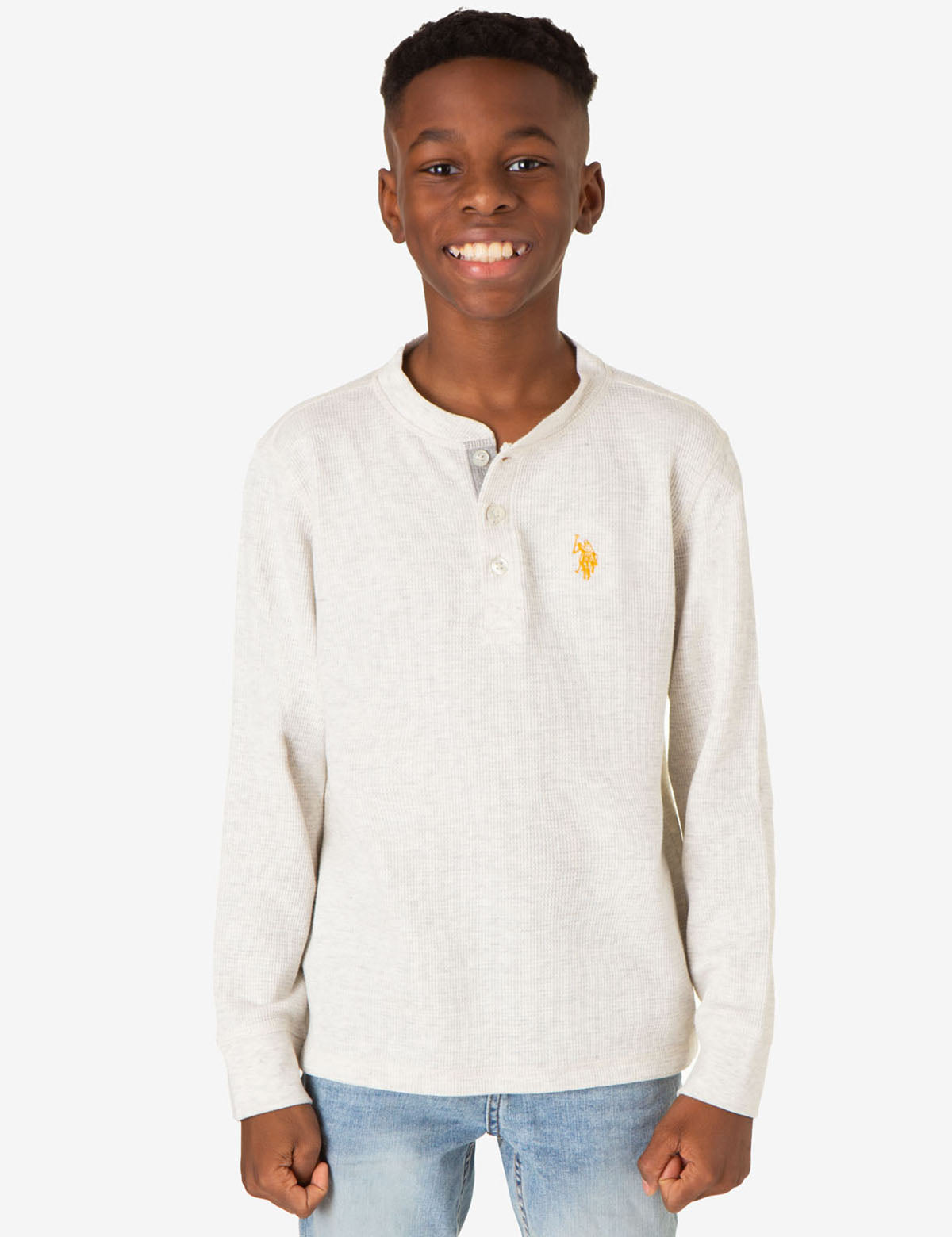 Boys Thermal Henley Long Sleeve Shirt for Winter | Cozy Comfort