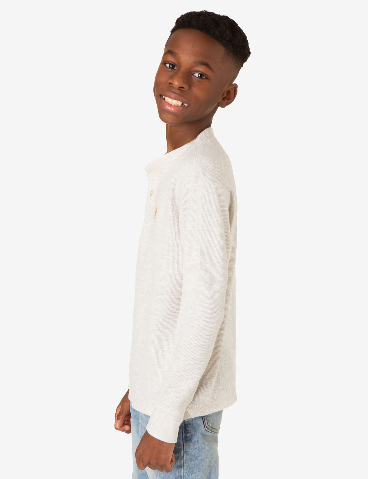Boys Thermal Henley Long Sleeve Shirt for Winter | Cozy Comfort