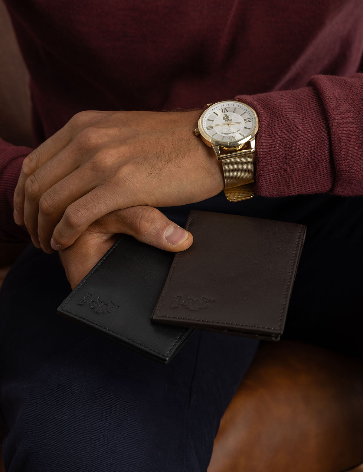 Men's Genuine Leather Bifold Wallet | Slim & RFID Blocking