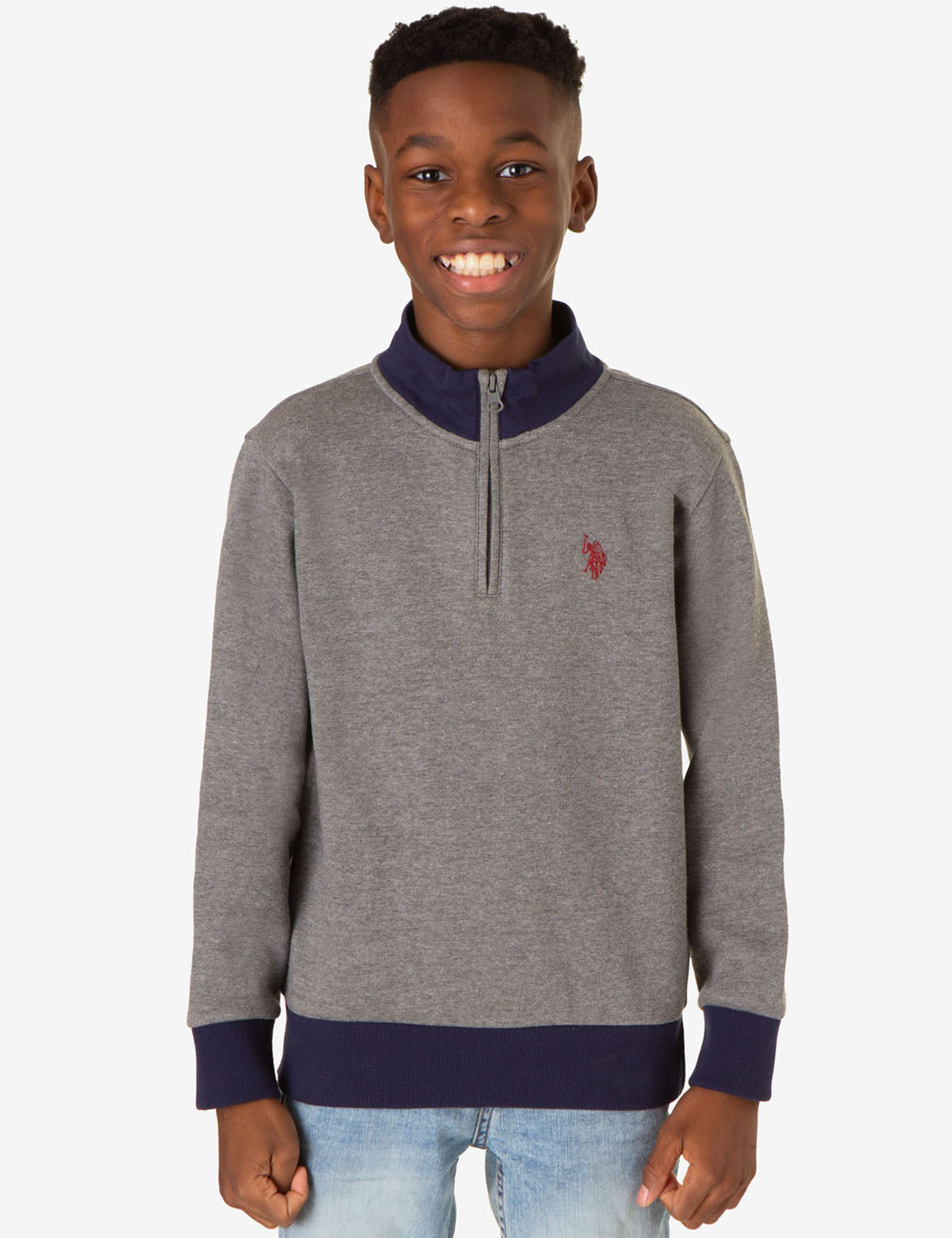 Boys Quarter Zip Fleece Pullover for Outdoor Activities | Cozy & Warm