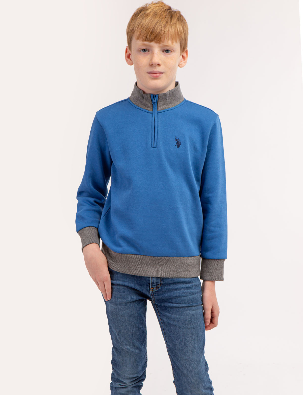 Boys Quarter Zip Fleece Pullover for Outdoor Activities | Cozy & Warm