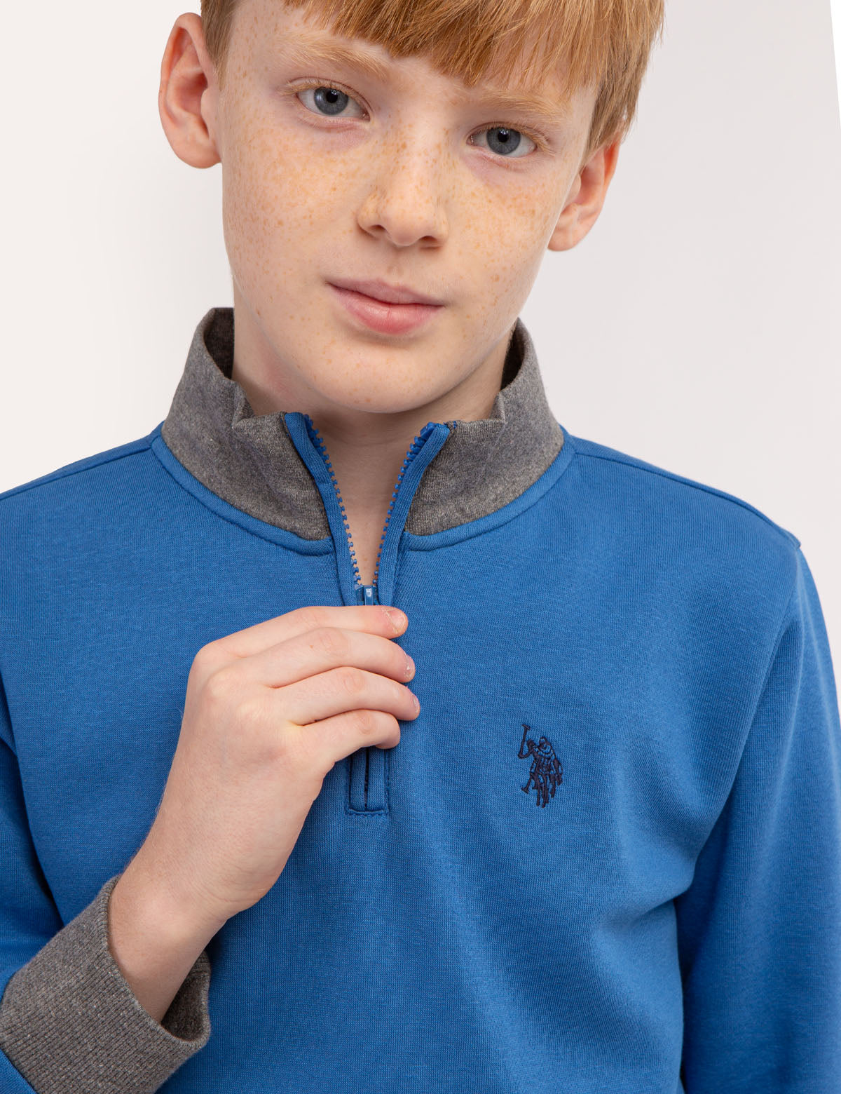 Boys Quarter Zip Fleece Pullover for Outdoor Activities | Cozy & Warm