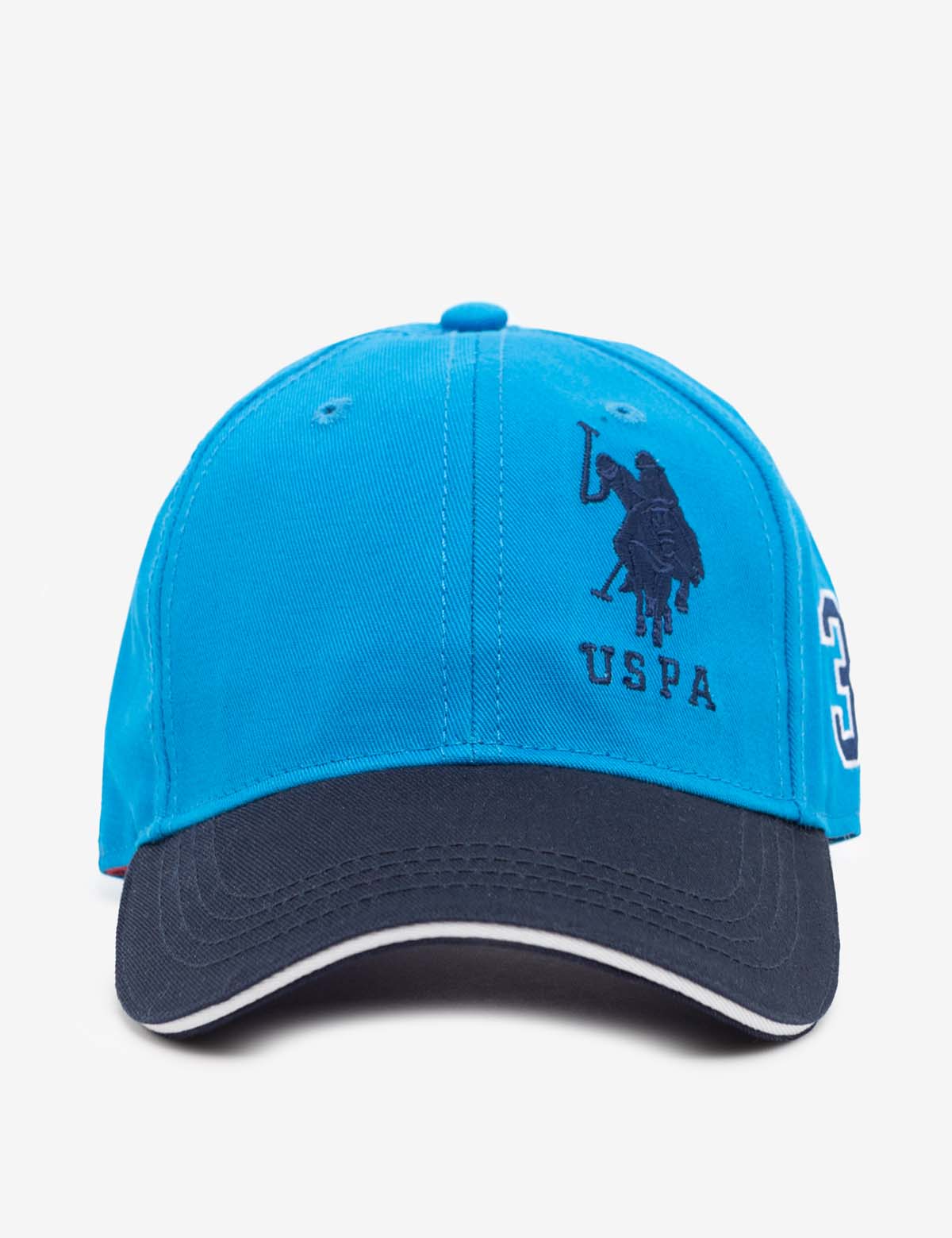 Boys Twill Colorblock Hat with Big Side Logo | Casual Baseball Cap