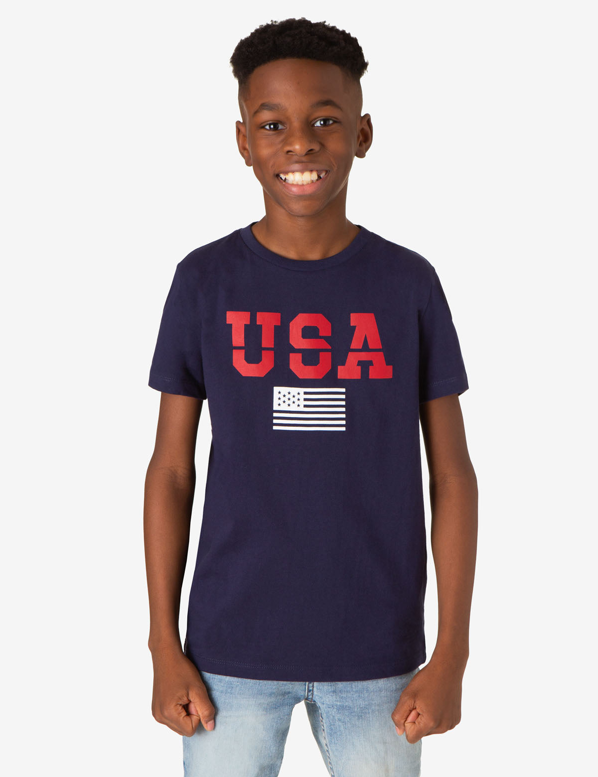 Boys USA Graphic T-Shirt | Jersey Cotton Tee