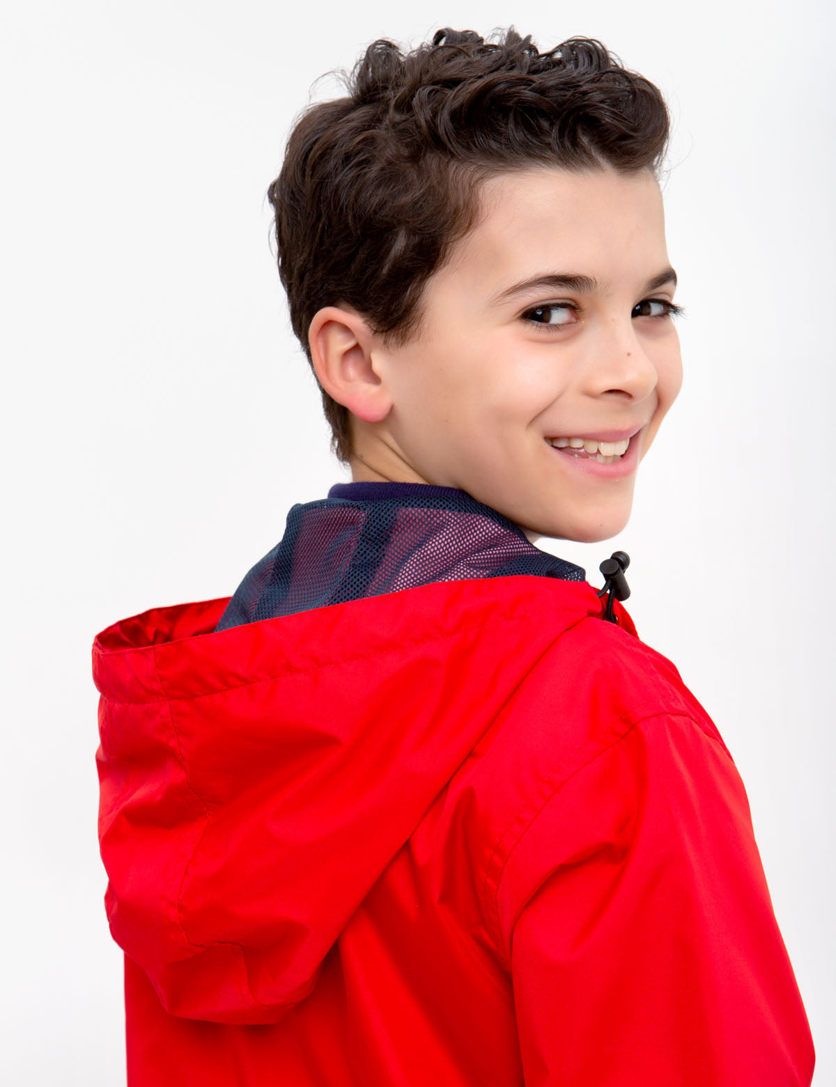 Boys Windbreaker Jacket with Hood & Full Zipper | Waterproof Polyester
