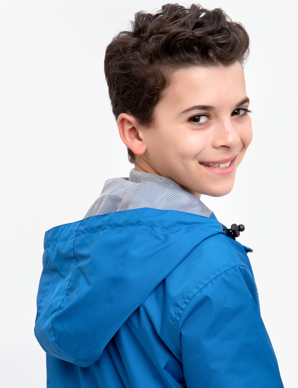 Boys Windbreaker Jacket with Hood & Full Zipper | Waterproof Polyester