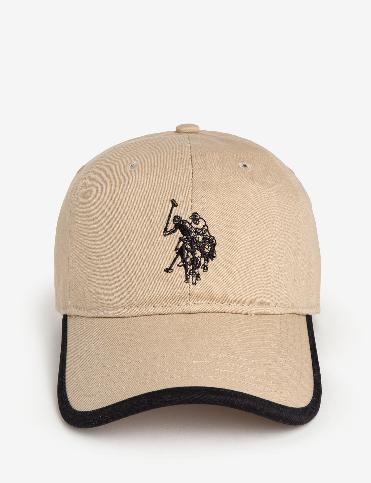 Brushed Baseball Cap with Inset Brim | Classic Style Hat