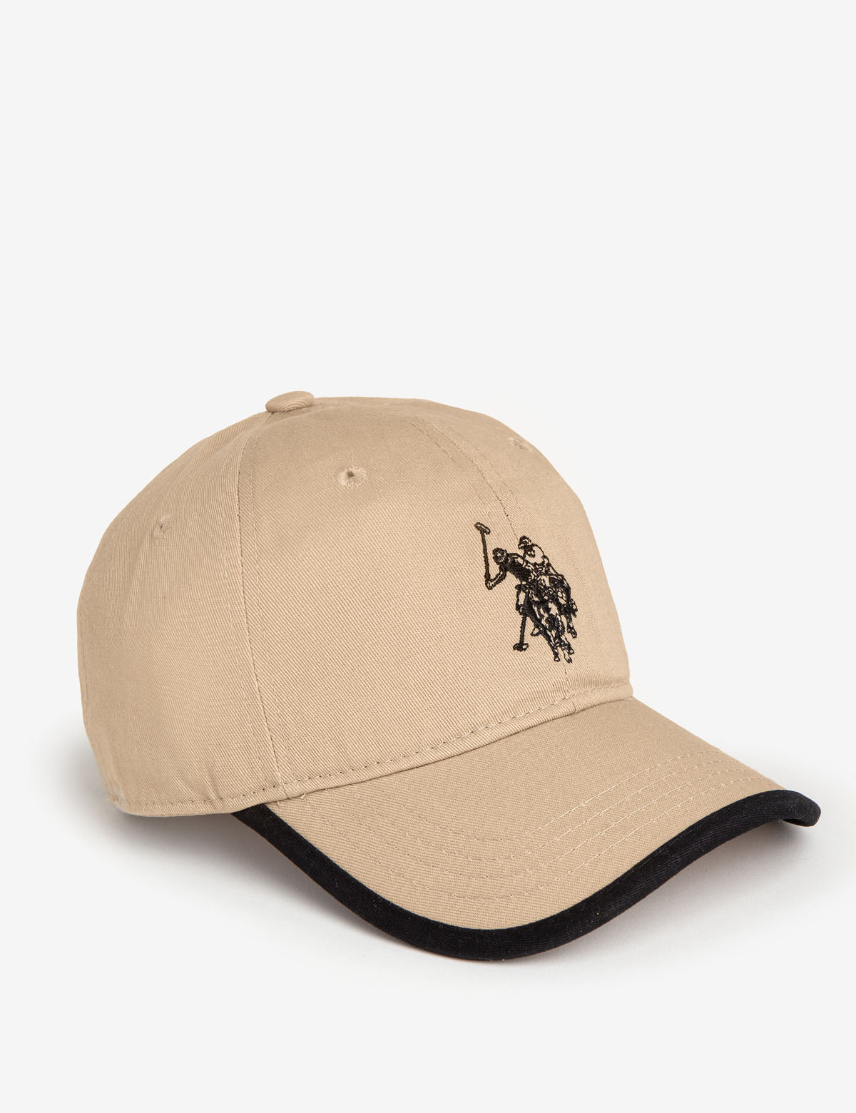 Brushed Baseball Cap with Inset Brim | Classic Style Hat