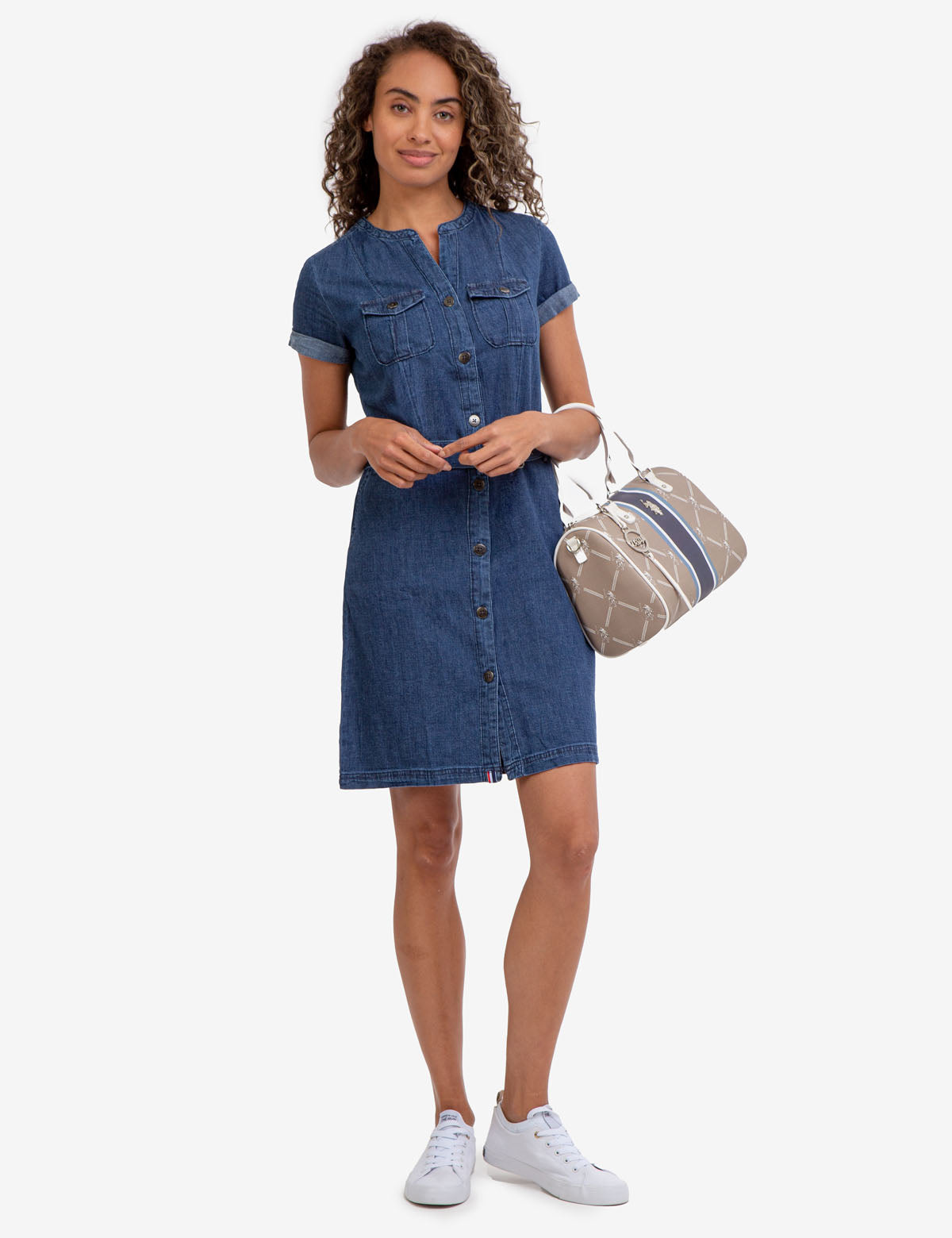 Belted Shirt Dress with Chest Pocket | Woven Style