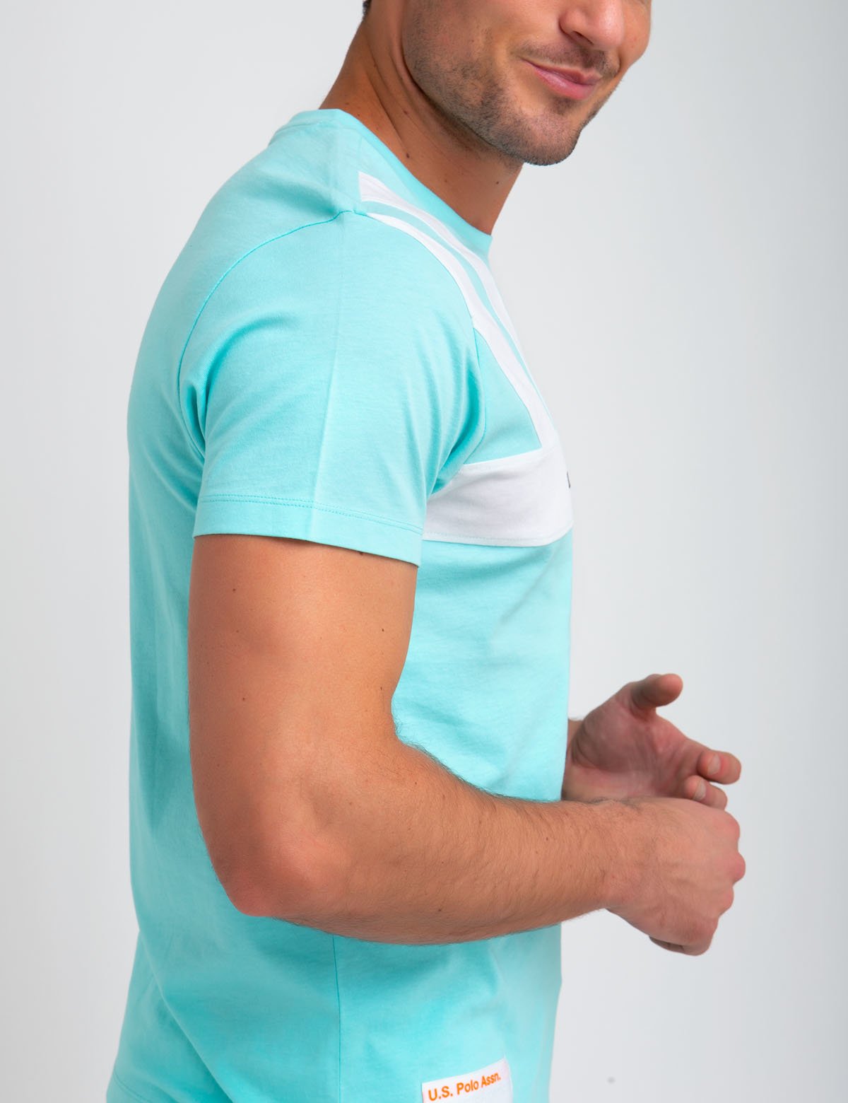 Men's Cotton Chest Stripe T-Shirt | U.S. Polo Assn.