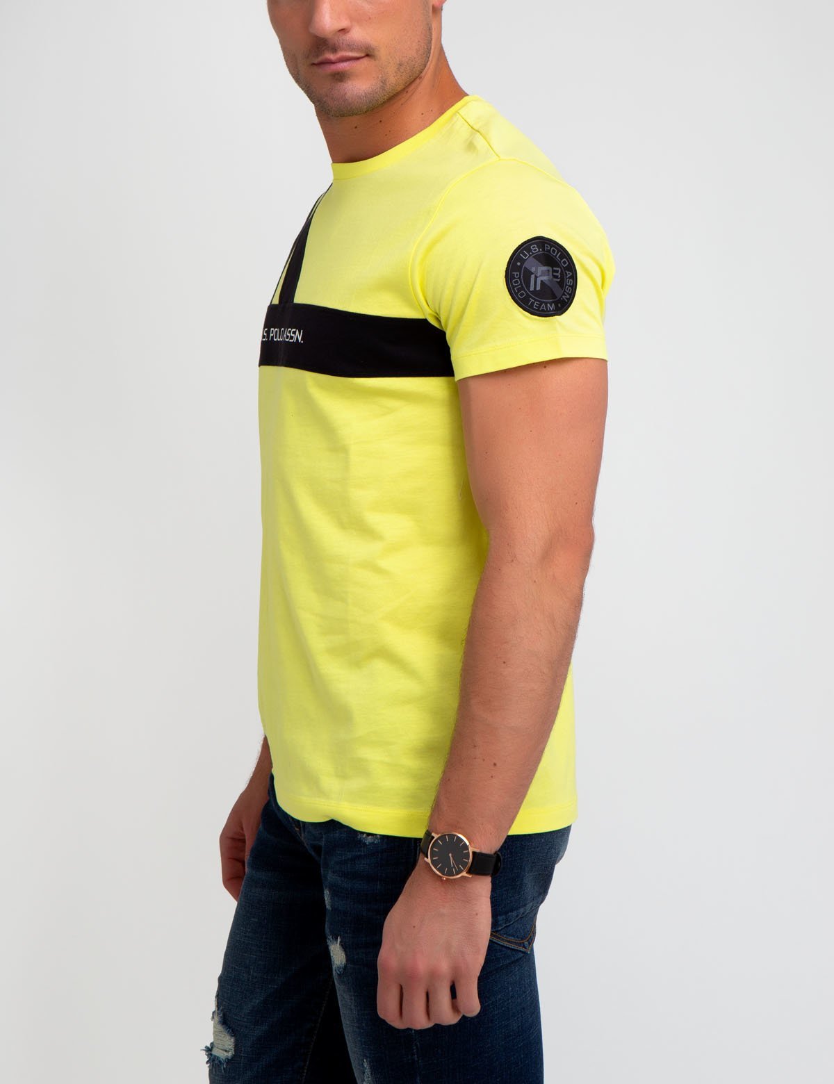 Men's Cotton Chest Stripe T-Shirt | U.S. Polo Assn.