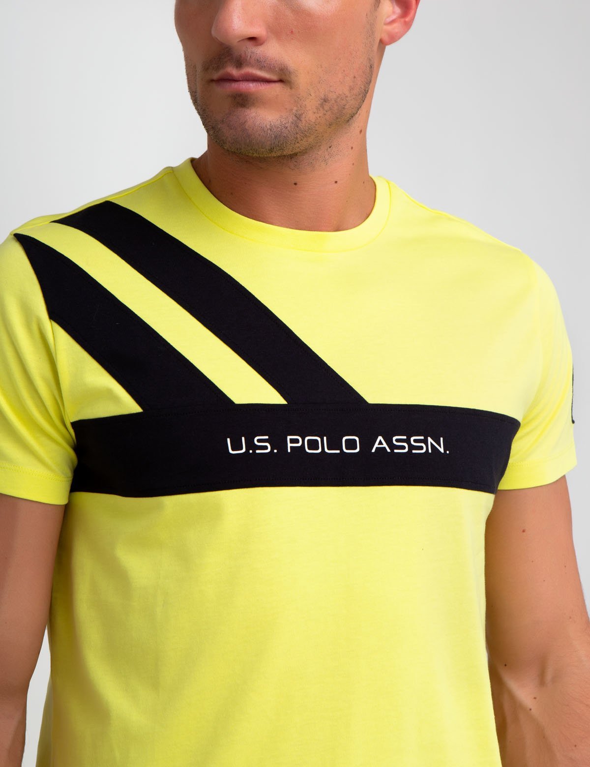 Men's Cotton Chest Stripe T-Shirt | U.S. Polo Assn.