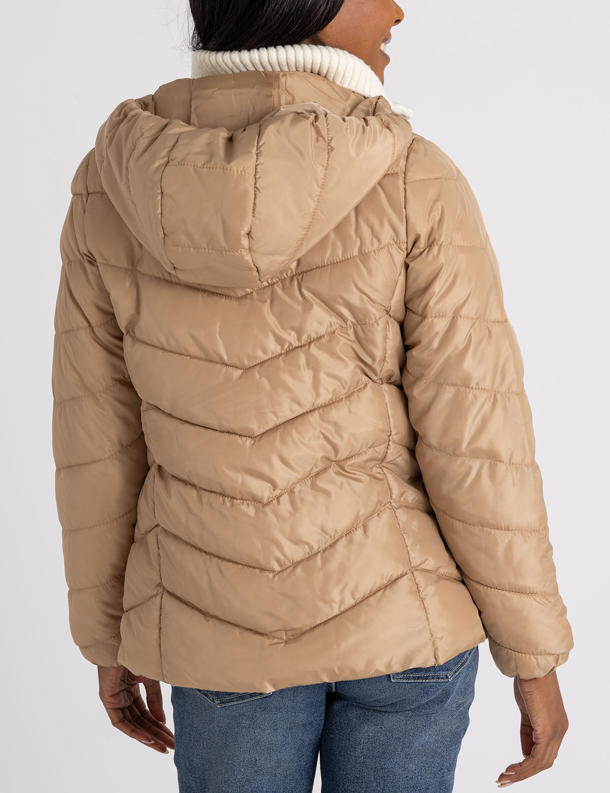 Chevron Hooded Jacket for Men & Women | Waterproof & Windproof