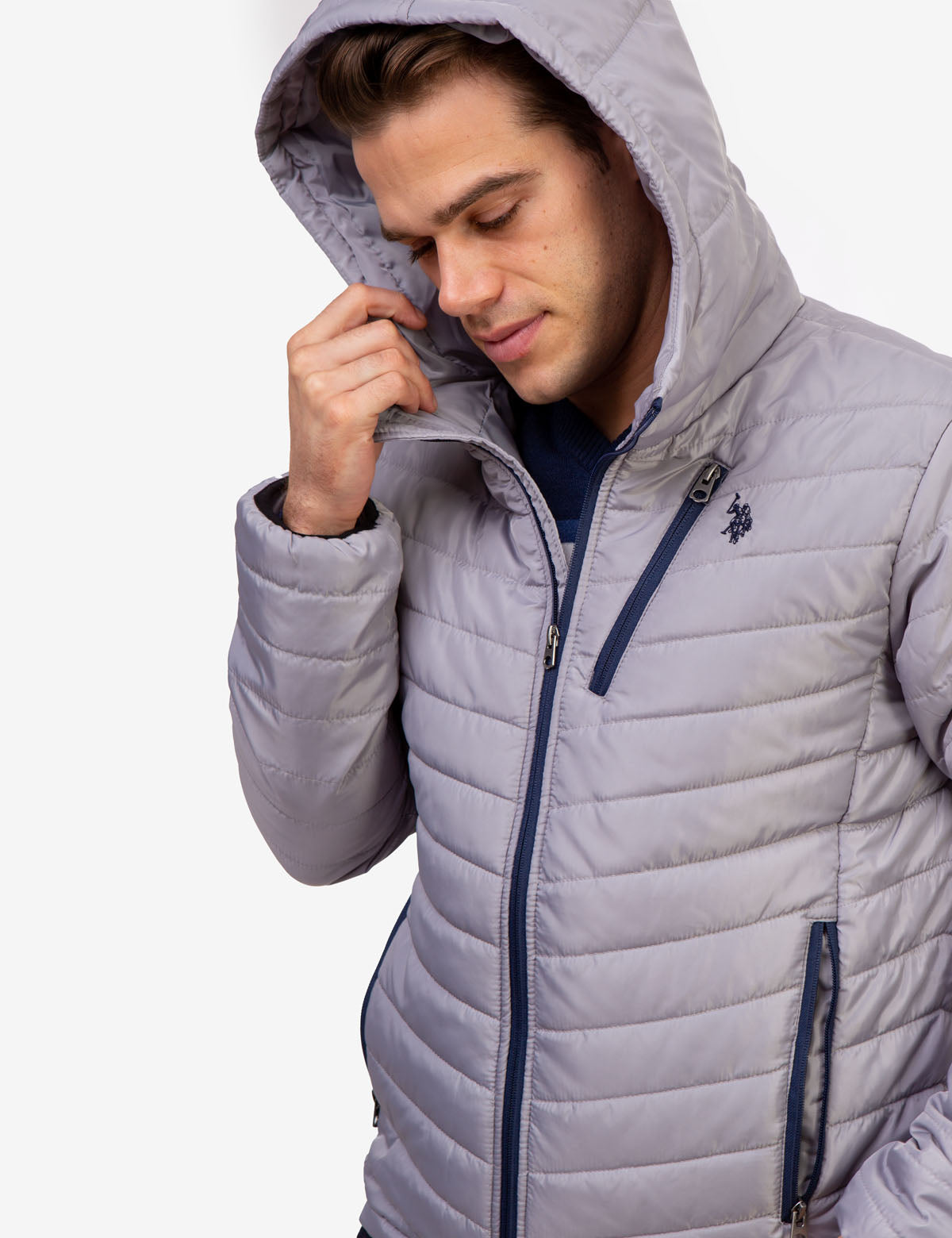 Chevron Puffer Jacket for Women & Men | Winter Warm Coat