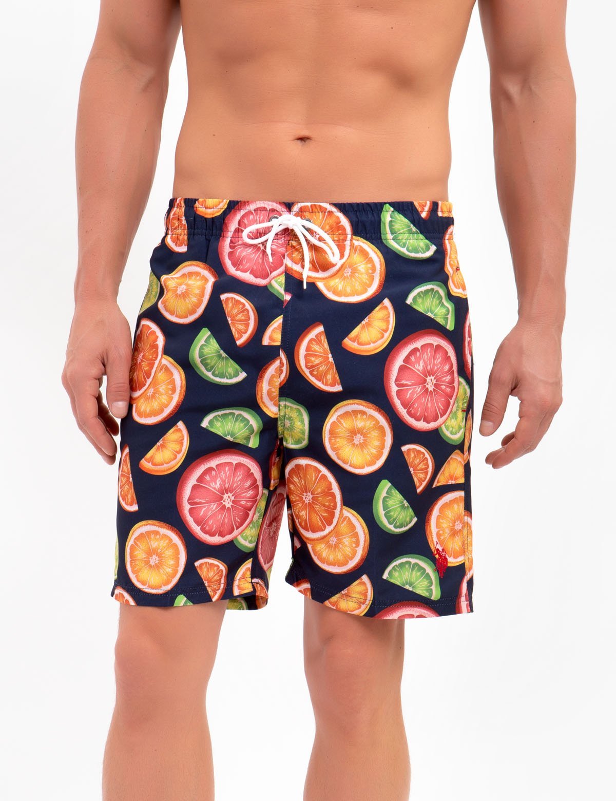 Men's Swim Trunks with Elastic Waist & Mesh Lining | Citrus