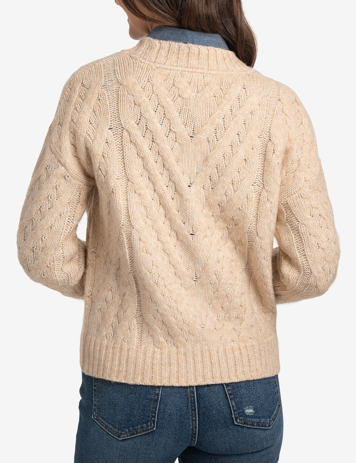 Classic Cable Knit Cardigan for Women | Cozy Winter Sweater