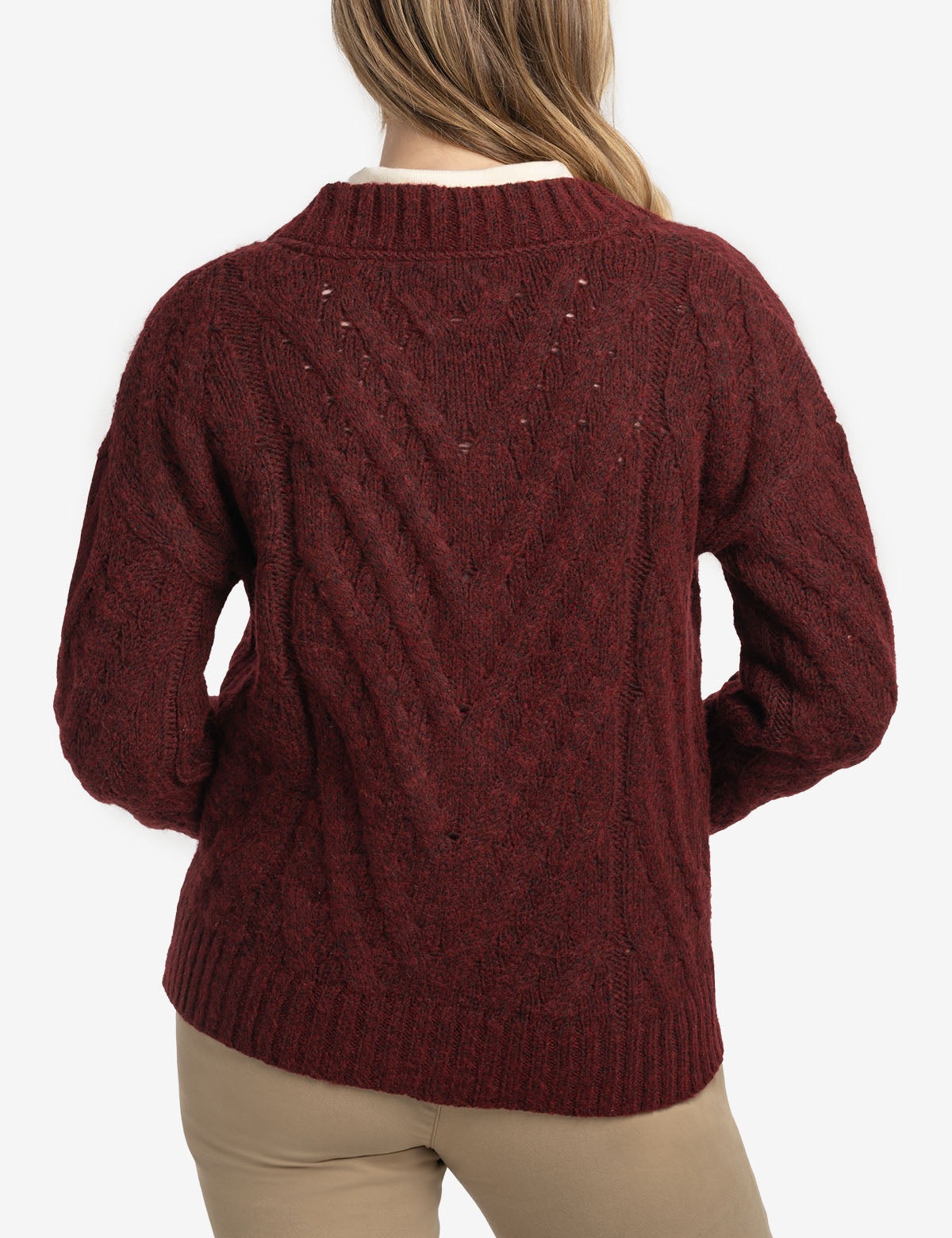 Classic Cable Knit Cardigan for Women | Cozy Winter Sweater