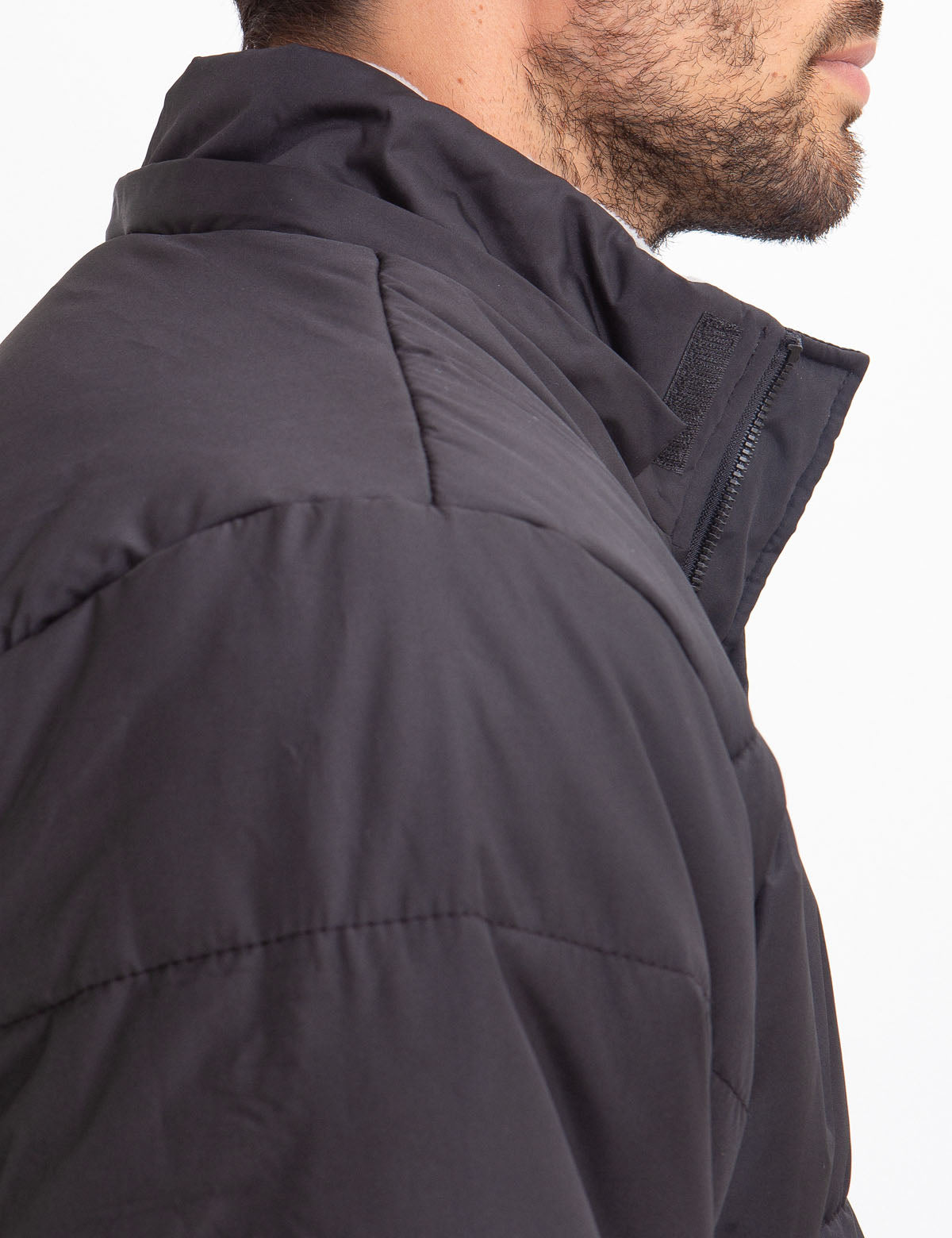 Fleece Lined Puffer Coat with Detachable Hood | Classic Winter Jacket