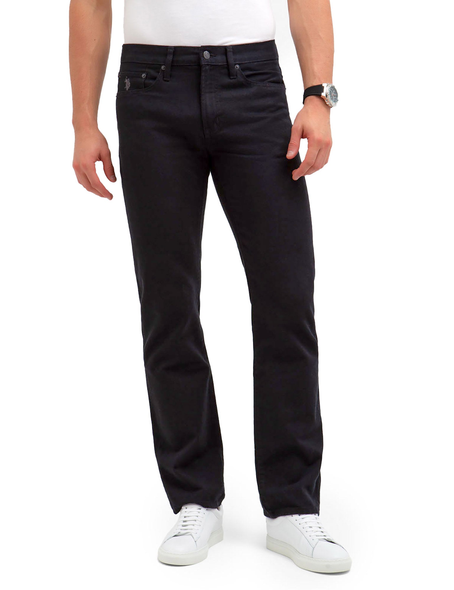 Classic Straight Fit Jeans for Men | Light Wash 100% Cotton
