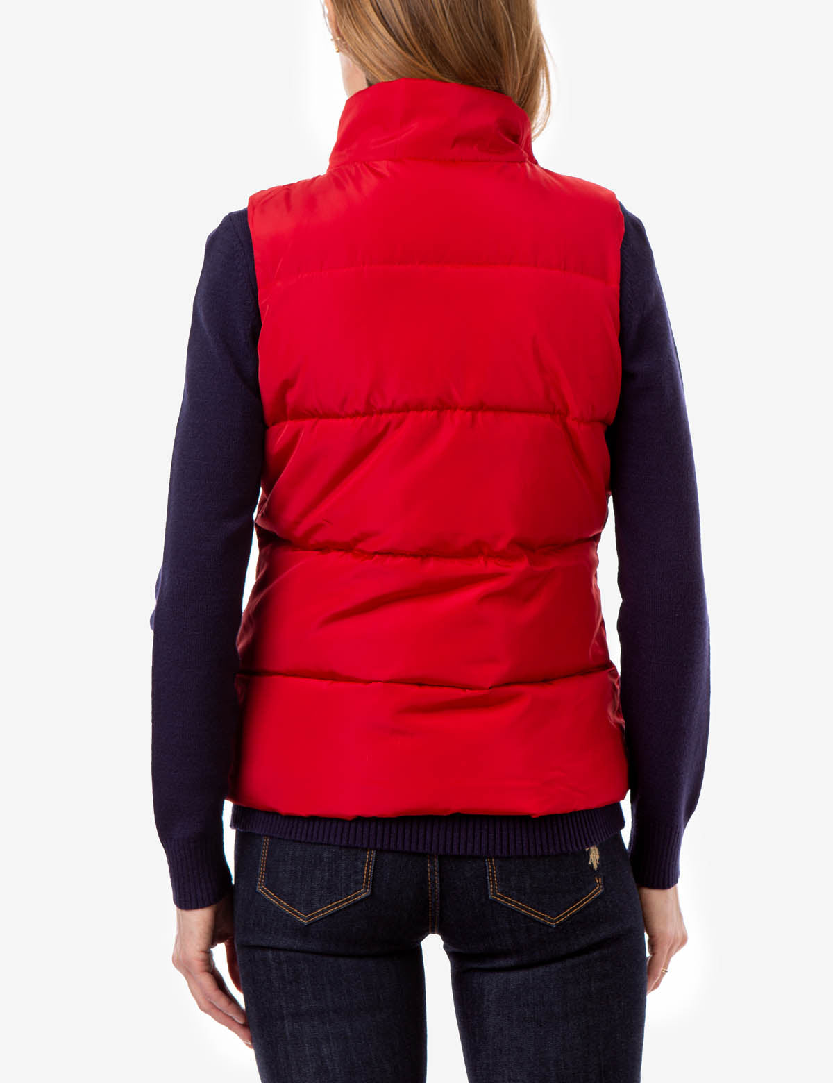 Classic Sleeveless Vest with Zipper & Pockets | Mock Neck Design