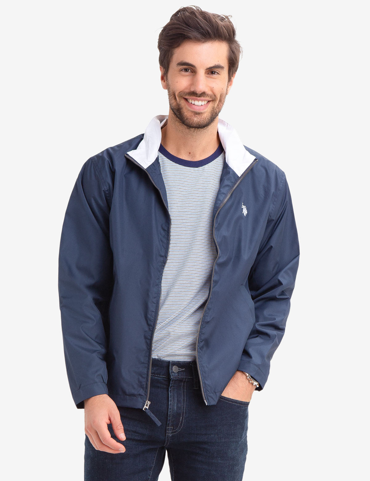 Collared Windbreaker Jacket for Men & Women | Lightweight Outdoor