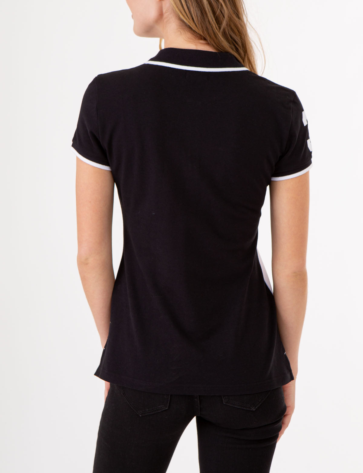 Colorblock Polo Shirt with Crest Logo | Classic Casual Wear