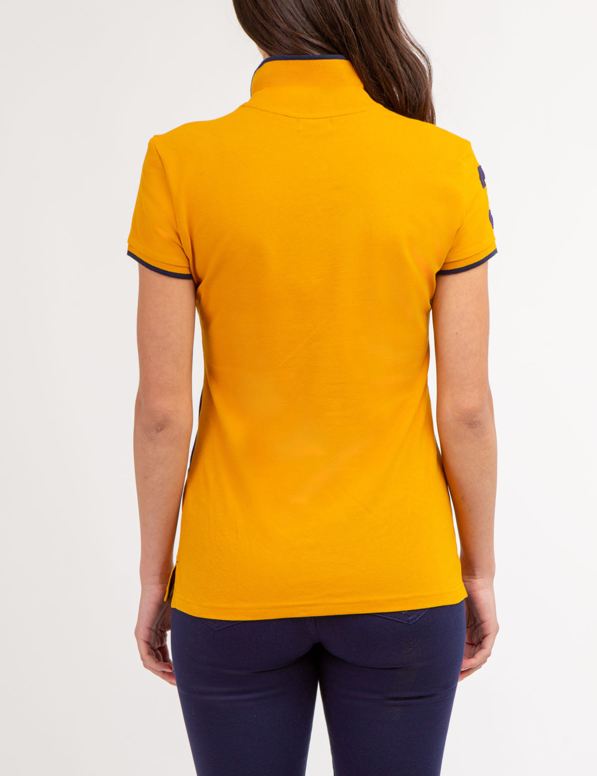 Colorblock Polo Shirt with Crest Logo | Classic Casual Wear