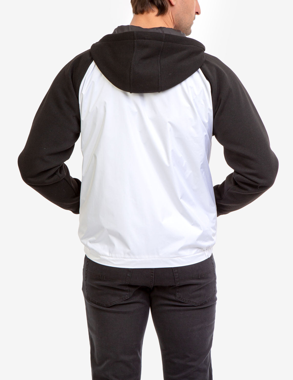 Colorblock Fleece Hooded Jacket with Front Pockets & Adjustable Hood | U.S. Polo Assn.