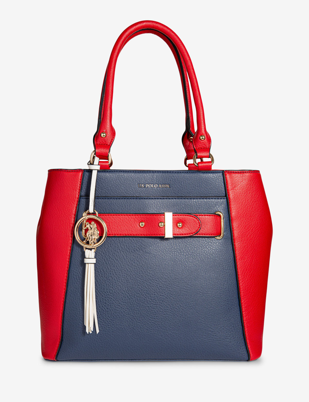 Colorblock Satchel Handbag | 10.5” x 12” x 5.25”