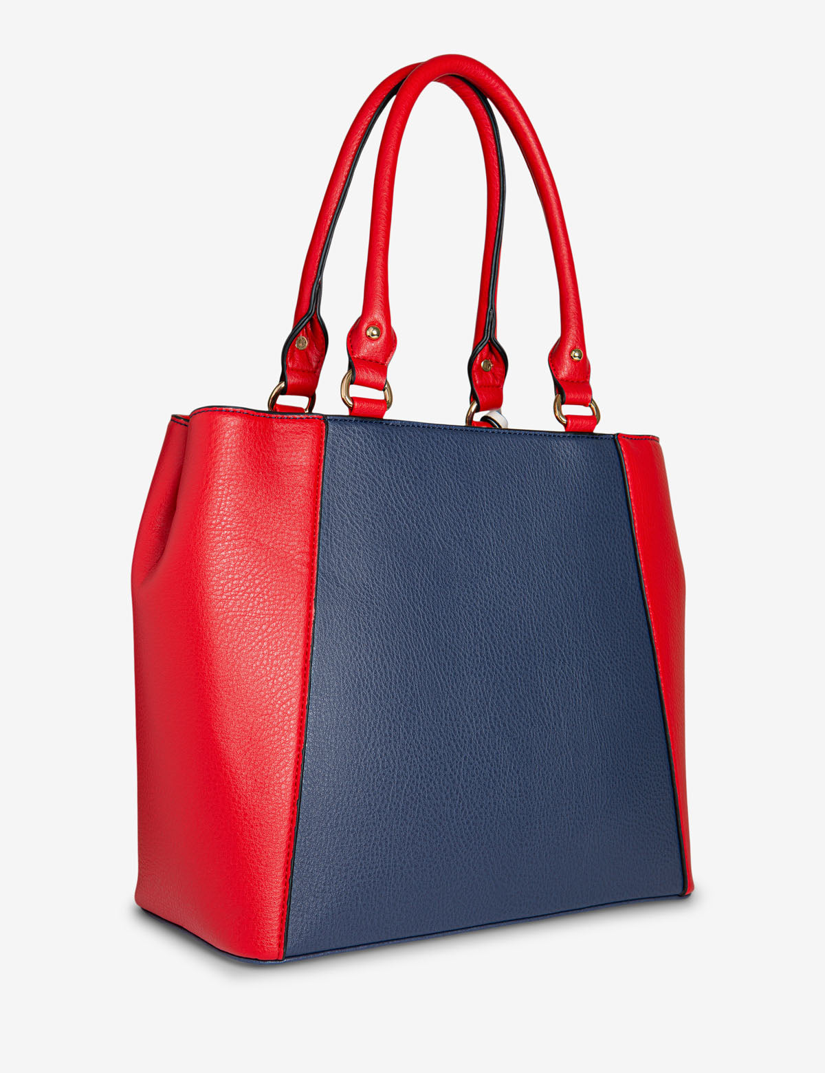 Colorblock Satchel Handbag | 10.5” x 12” x 5.25”