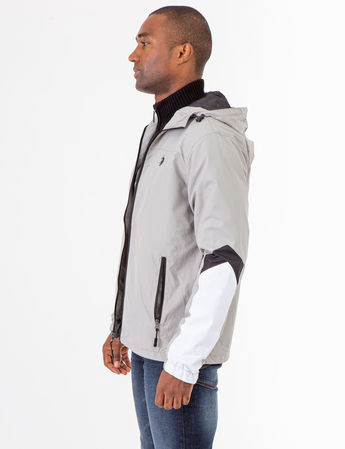 Colorblock Hooded Jacket for Men & Women | Windproof & Stylish