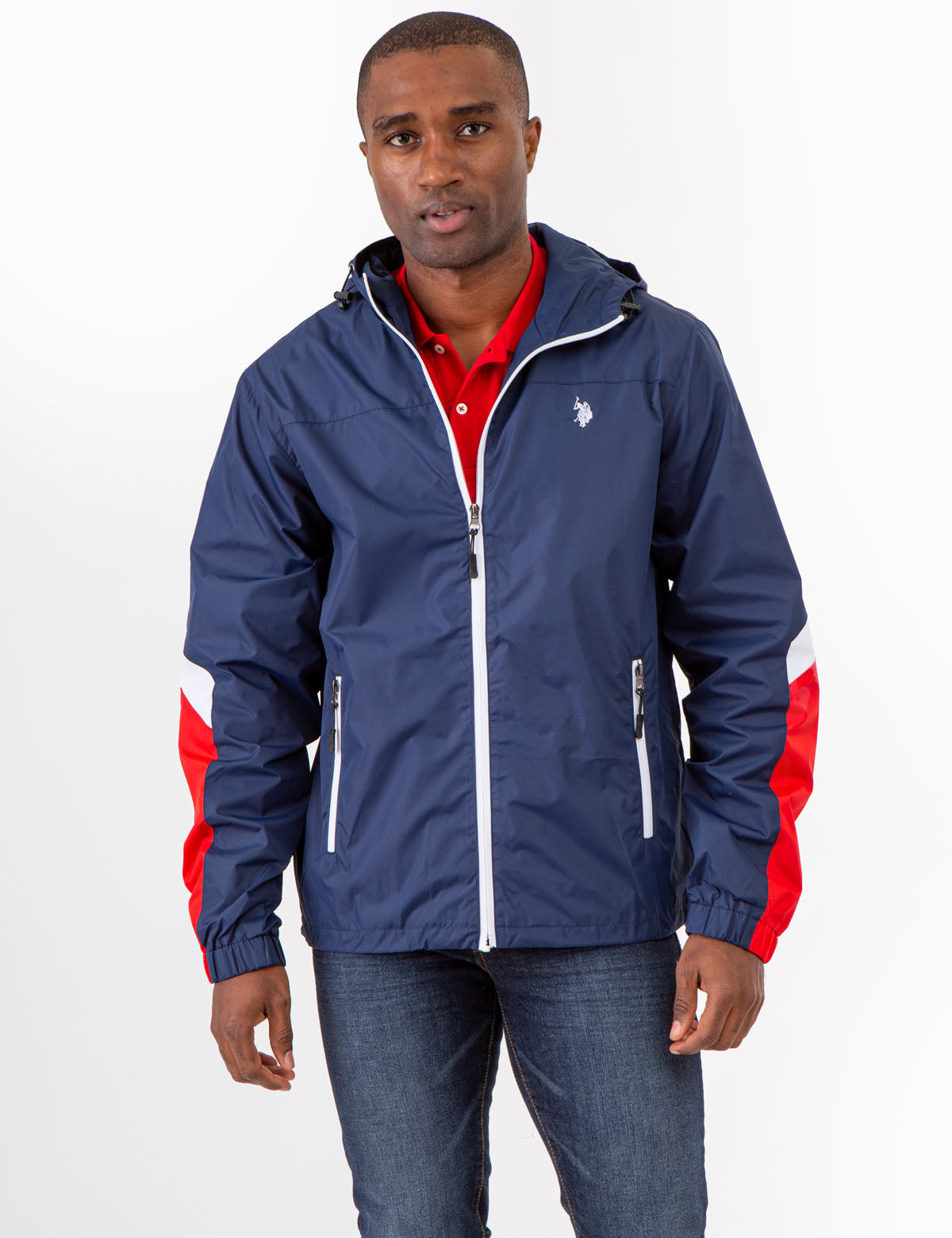 Colorblock Hooded Jacket for Men & Women | Windproof & Stylish