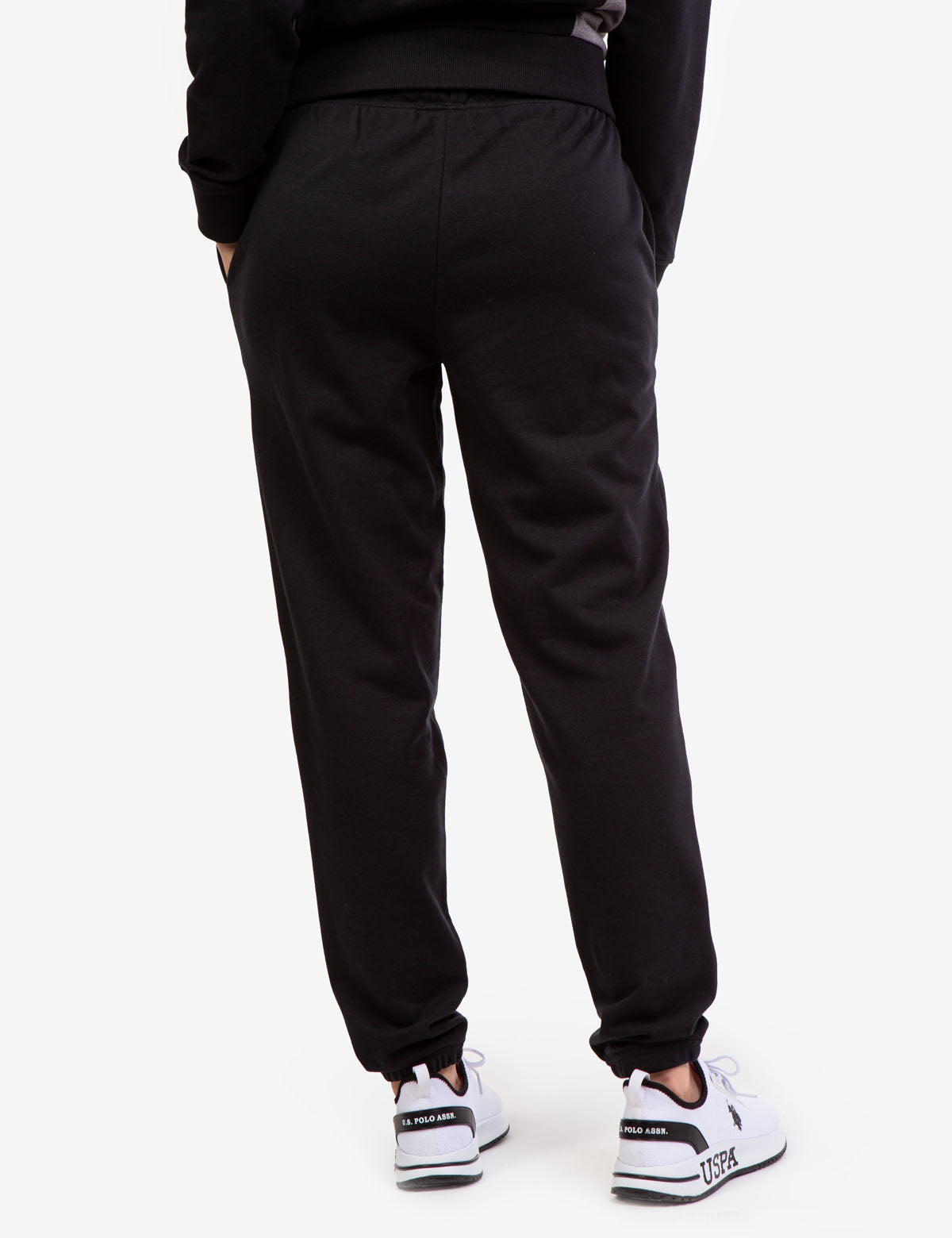 Colorblock Jogger Pants with Elastic Waistband & Pockets