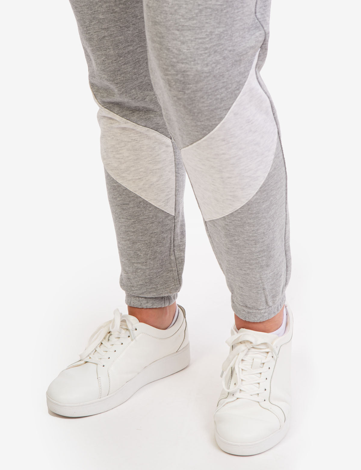 Colorblock Jogger Pants with Elastic Waistband & Pockets