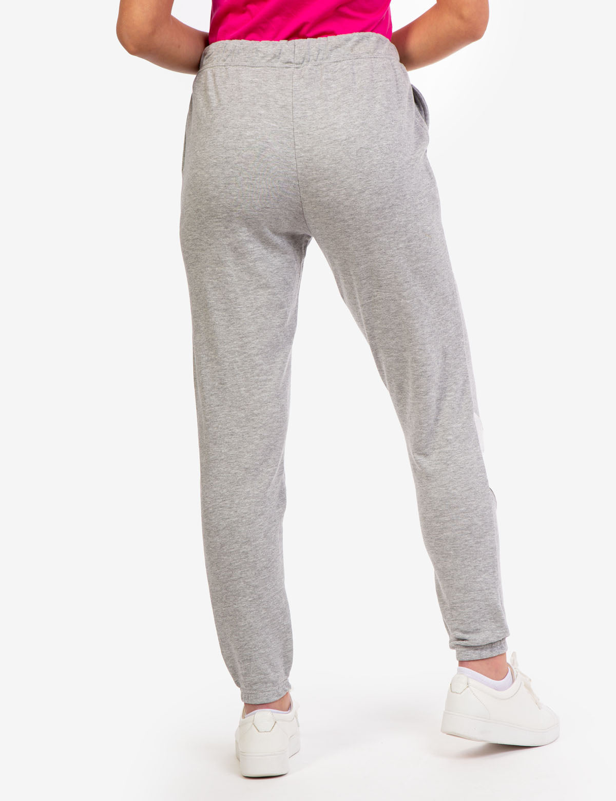 Colorblock Jogger Pants with Elastic Waistband & Pockets