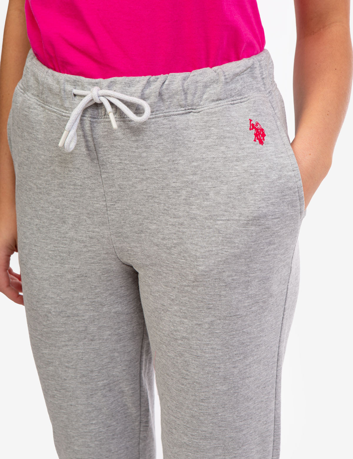 Colorblock Jogger Pants with Elastic Waistband & Pockets
