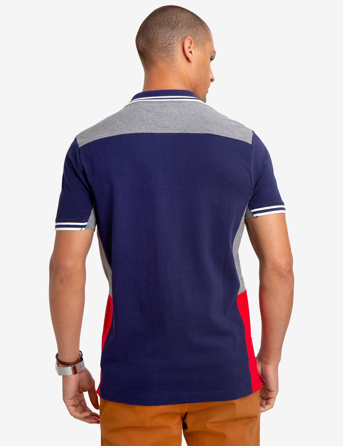Colorblock Polo Shirt with USPA Patch & Vented Hems | U.S. Polo Assn.