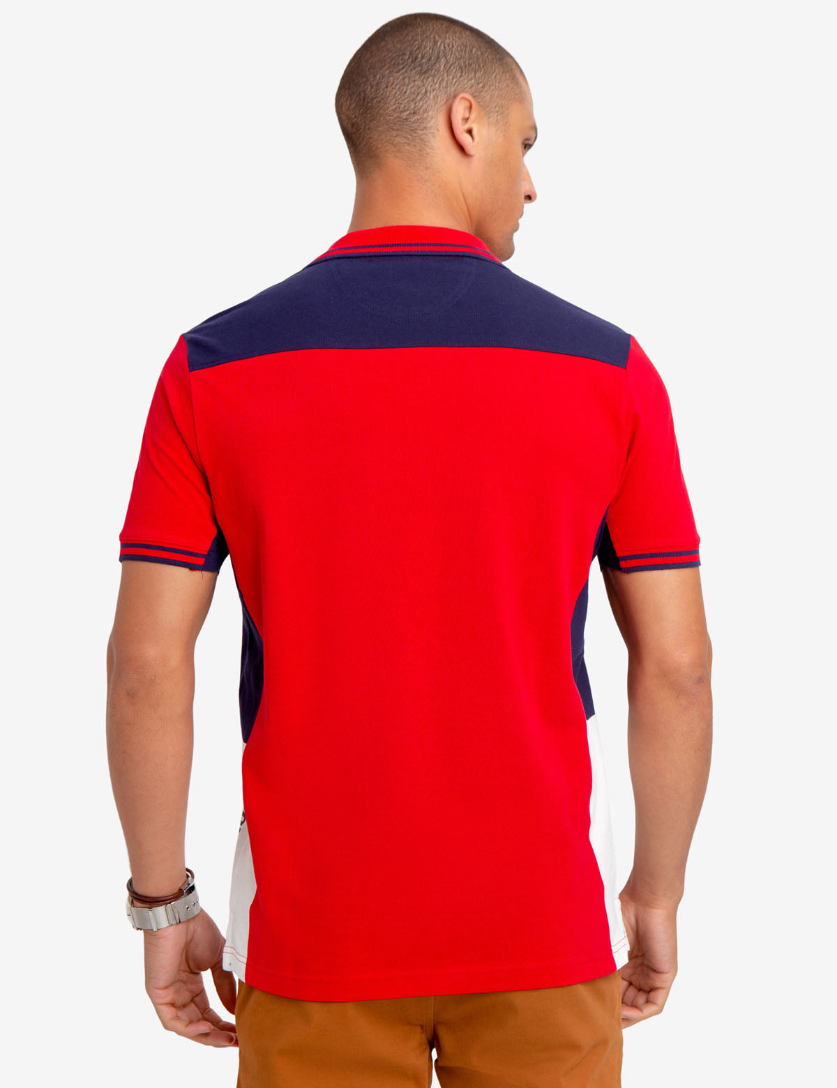 Colorblock Polo Shirt with USPA Patch & Vented Hems | U.S. Polo Assn.