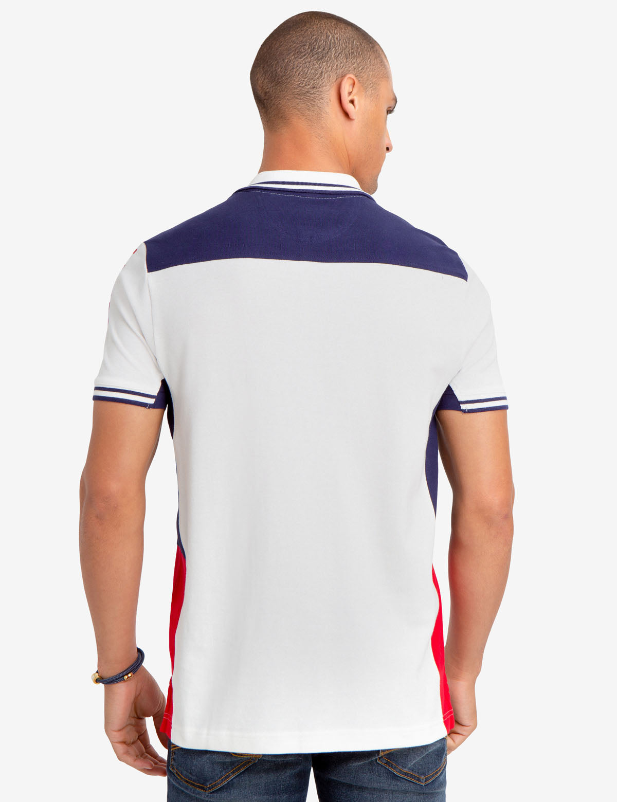 Colorblock Polo Shirt with USPA Patch & Vented Hems | U.S. Polo Assn.