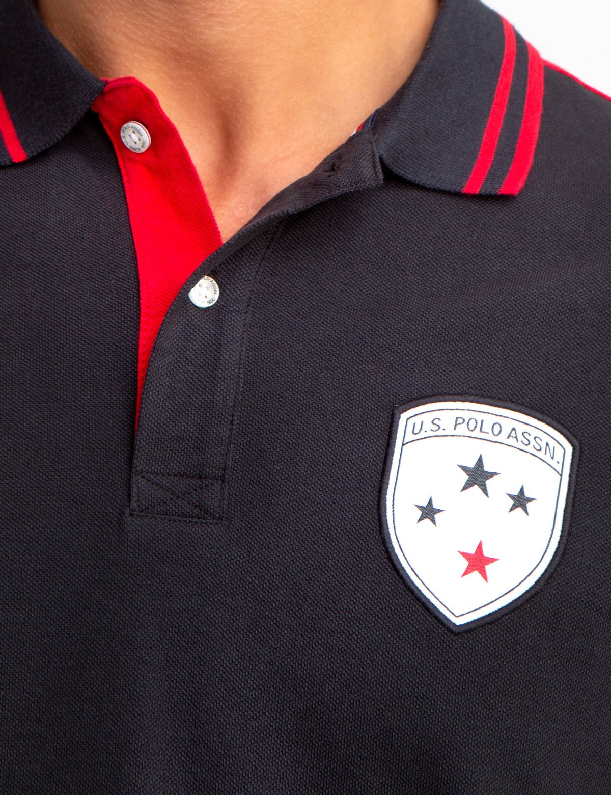Colorblock Polo Shirt with USPA Patch & Vented Hems | U.S. Polo Assn.