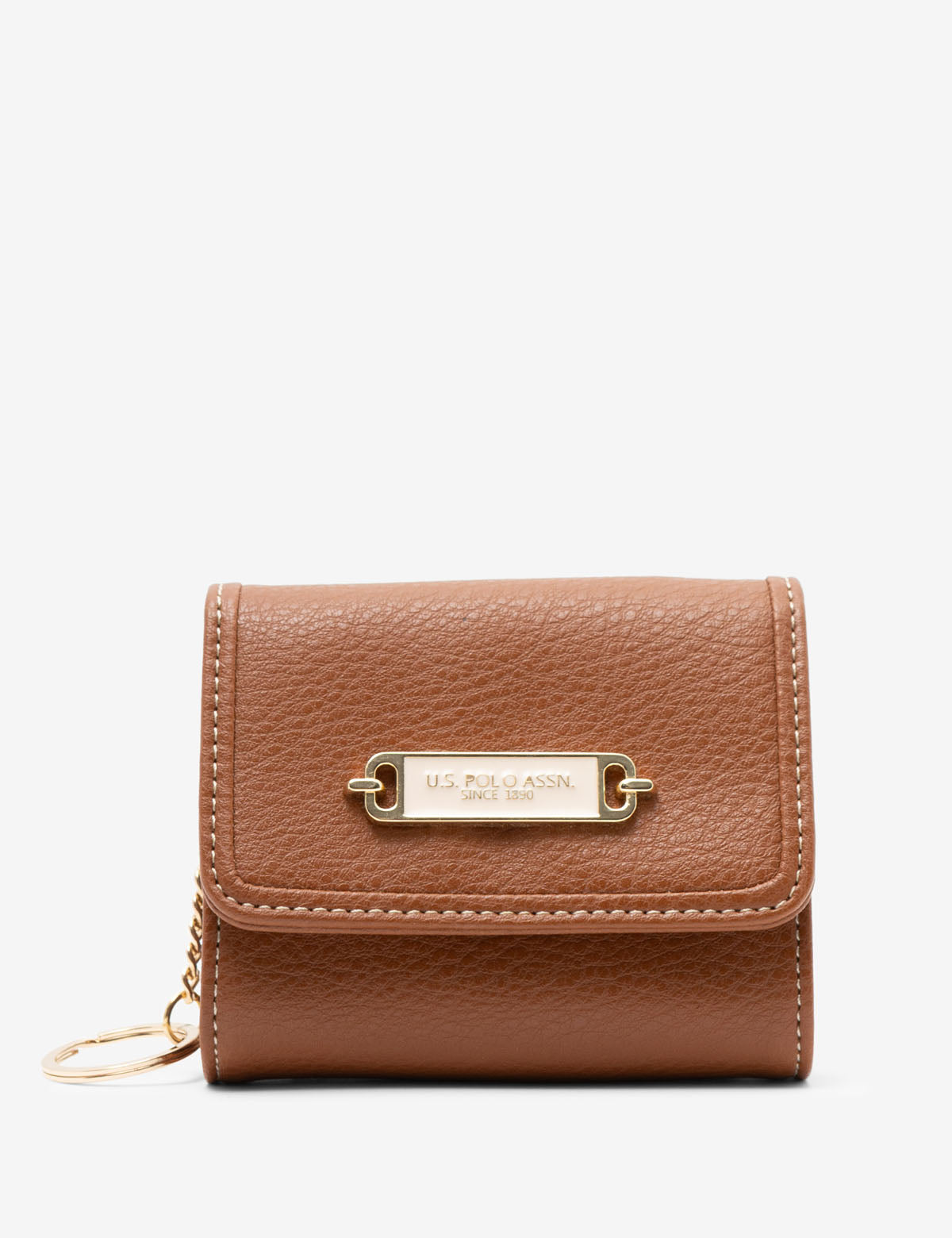 Compact Coin Wallet with Snap Closure & ID Window | SOLID