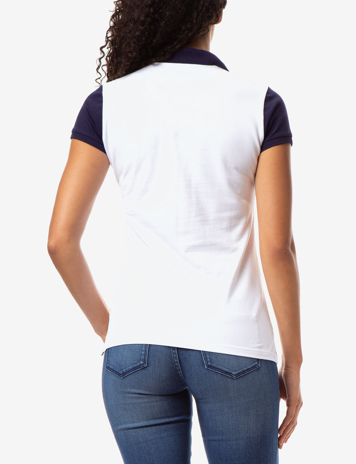 Colorblock Polo Shirt for Men | 100% Cotton with Rib Knit Cuffs