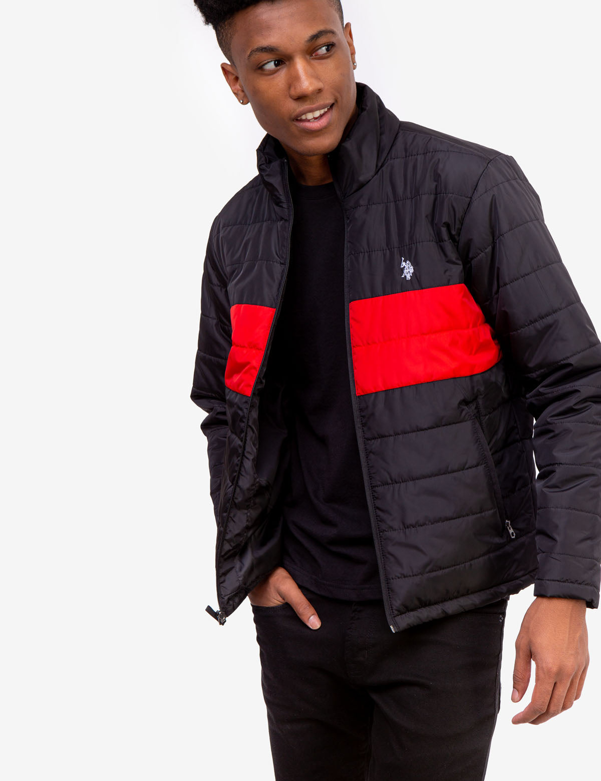 Colorblock Puffer Jacket for Women & Men | Winter Warm Coat