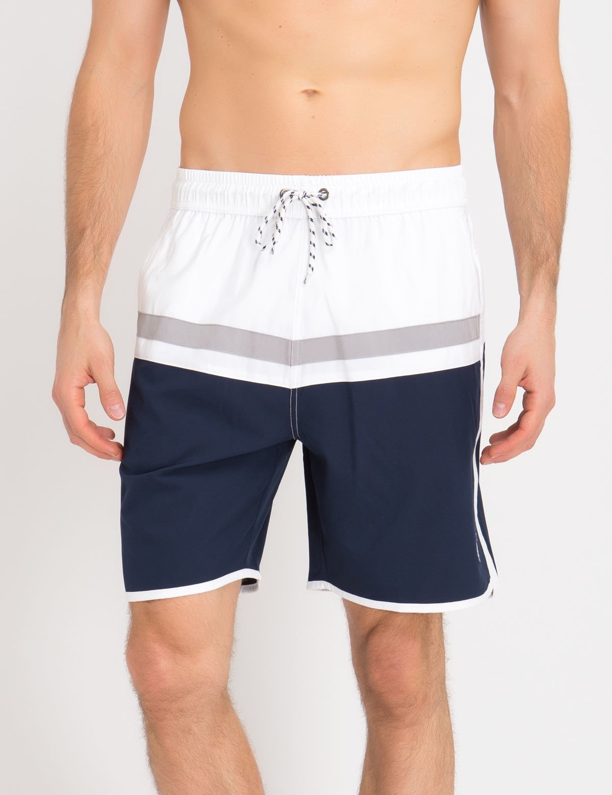 Colorblock Swim Trunks with Elastic Waist & Mesh Lining | U.S. Polo Assn.