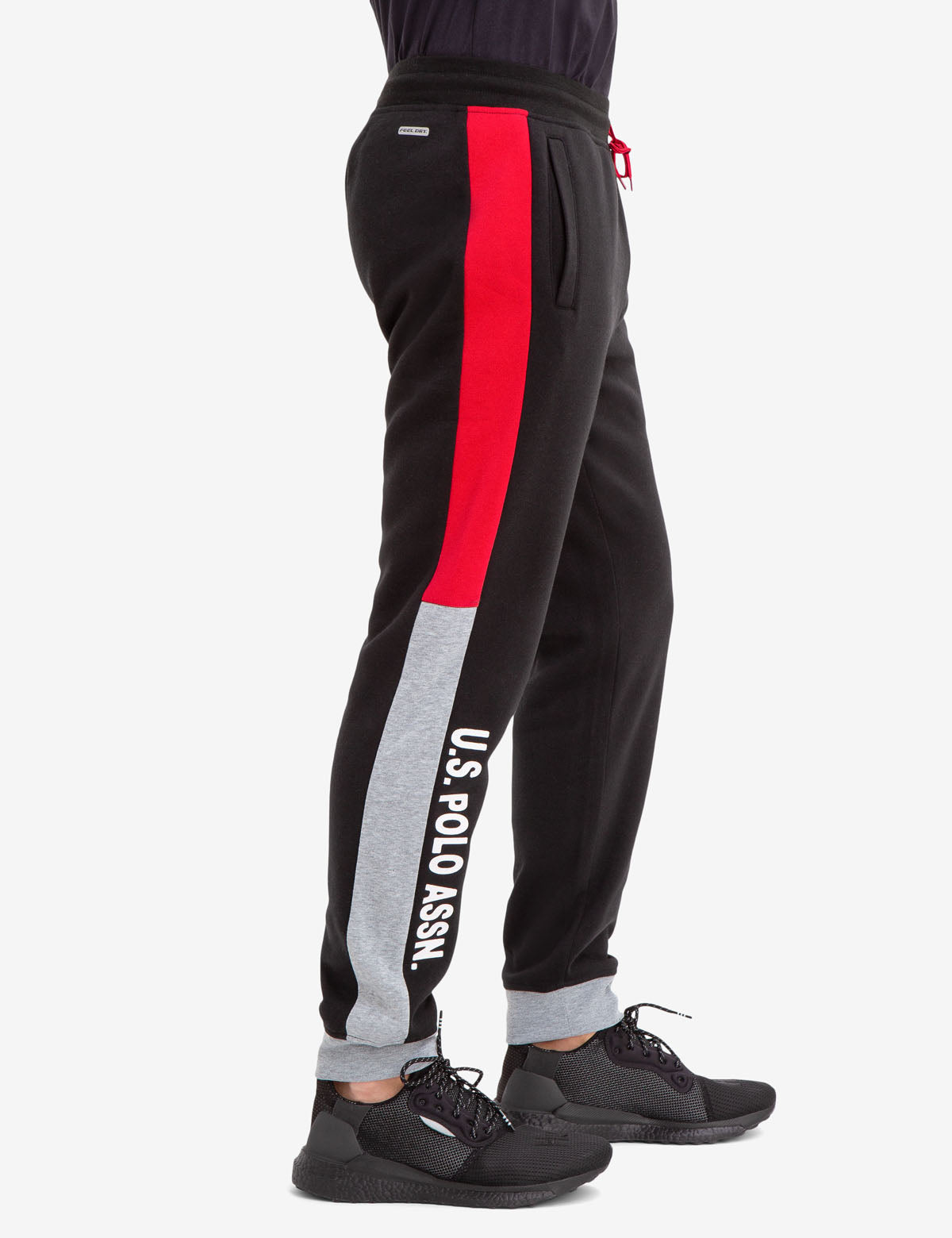 Colorblock Jogger Pants with Elastic Waist | U.S. Polo Assn.